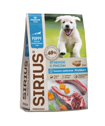 Sirius (Сириус) Сухой корм для щенков и юниоров Ягненок/рис 2кг
