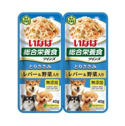 .Inaba (Инаба) Влажный корм для собак Куриное филе с печенью и овощами 80гр